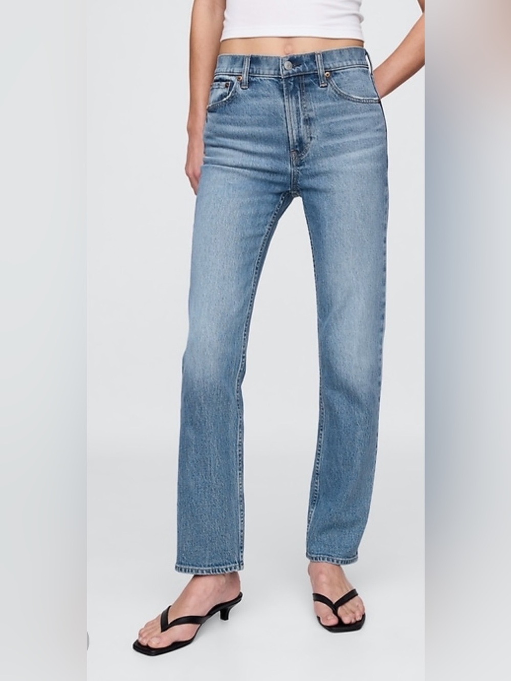 GAP Light Blue Straight Leg Jeans